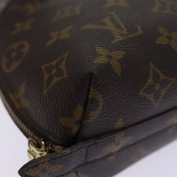 LOUIS VUITTON Monogram Trousse Demi Ronde Cosmetic Pouch M47520 LV Auth 76931 - Picture 7 of 16